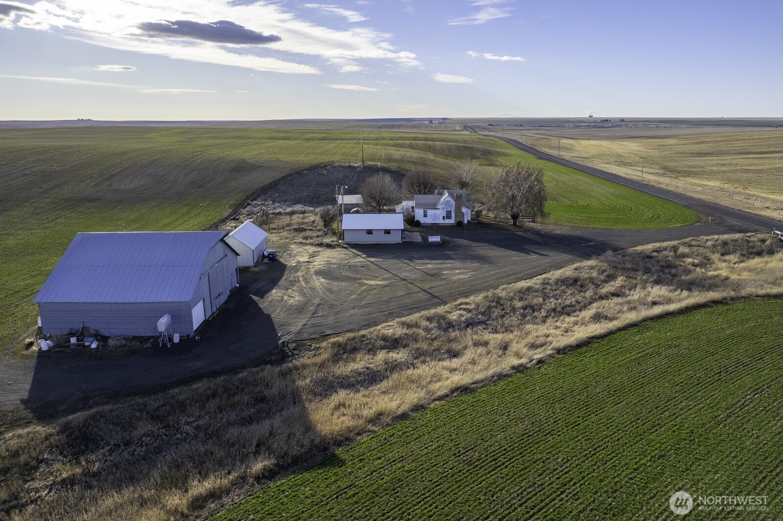 32244 Mohler Road East Mohler, WA 99154 - Photo 28 of 28 a view of a yard and an ocean view