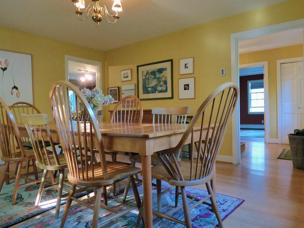 18 Oak Hill Road Mount Desert, ME 04660 - Photo 4 of 29 Dining room with beautiful hardwood...