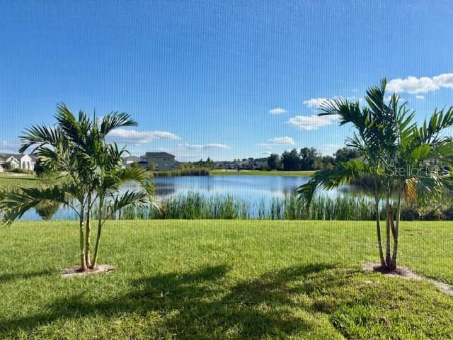 7408 Wing Span Way Harmony, FL 34773 - Photo 2 of 30 a view of a lake with a big yard