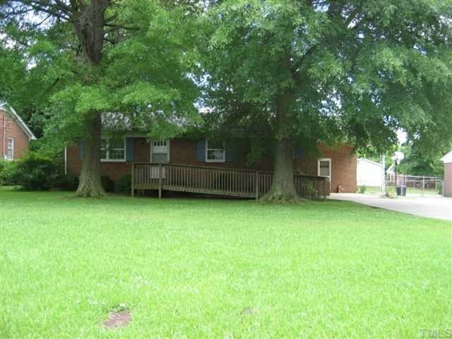 309 Pine Tree Road Oxford, NC 27565 - Photo 1 of 6 Front View of Home with Beautiful Shade Trees