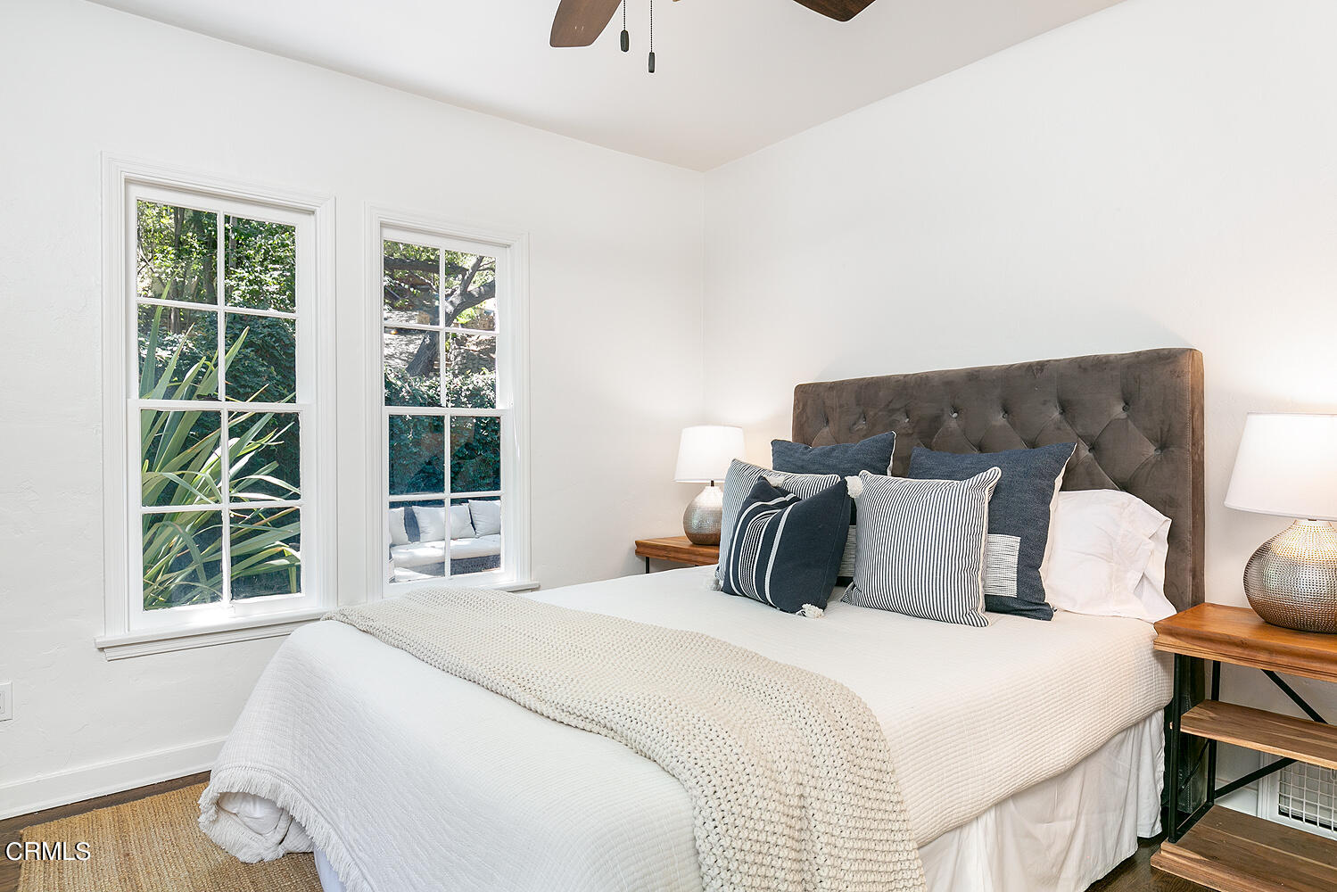 1317 Gates Place South Pasadena, CA 91030 - Photo 27 of 49 a bedroom with a bed and wooden floor