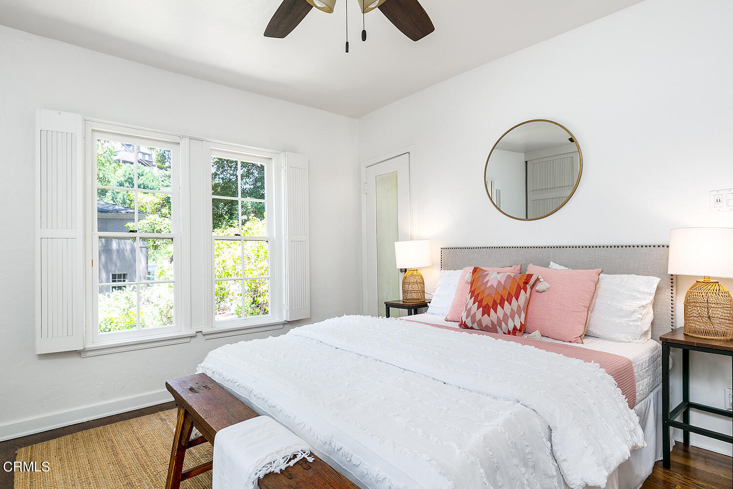 1317 Gates Place South Pasadena, CA 91030 - Photo 33 of 49 a bedroom with a bed a dresser and a large window