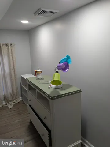 a room with storage and utility