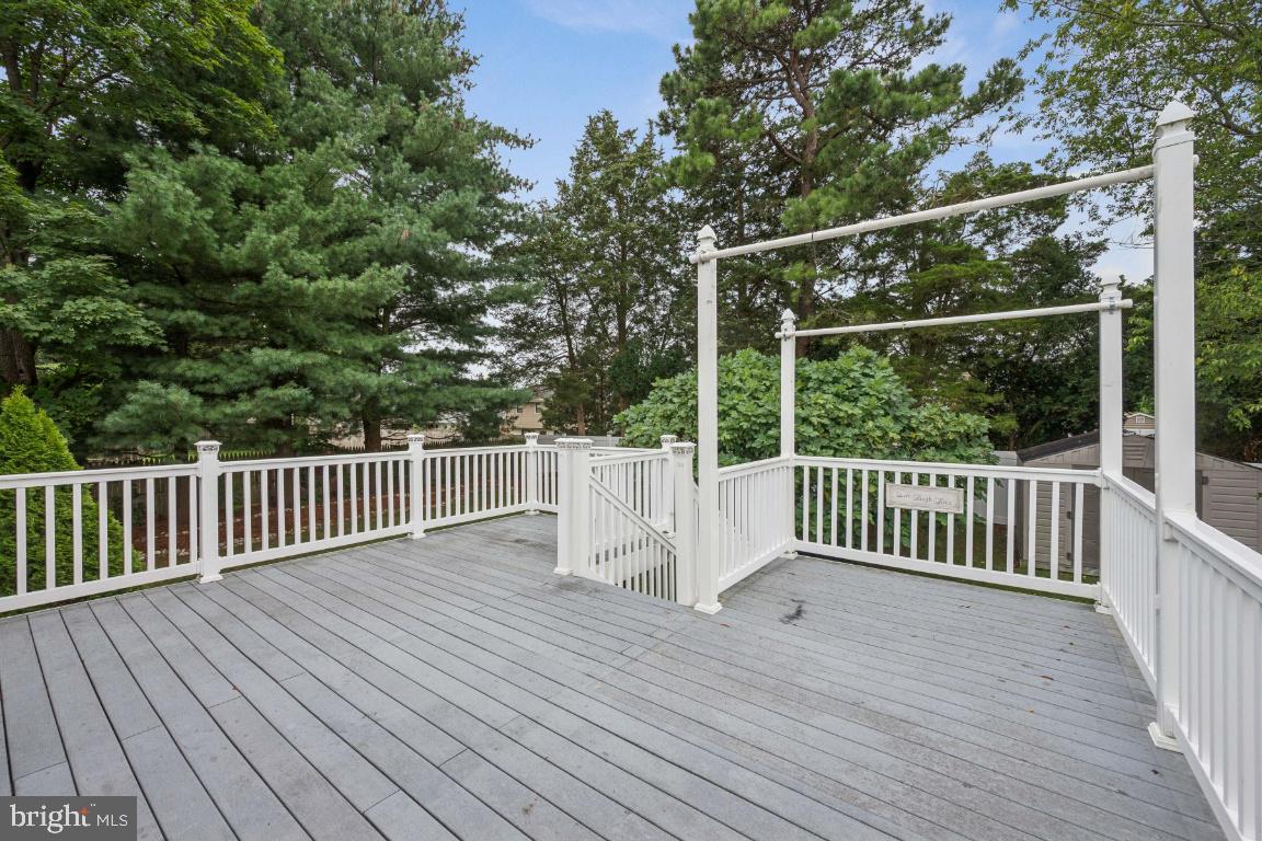 13 Ridgewood Road Gibbsboro, NJ 08026 - Photo 23 of 24 Beautifully Raised trex deck w/ Railing & lighting