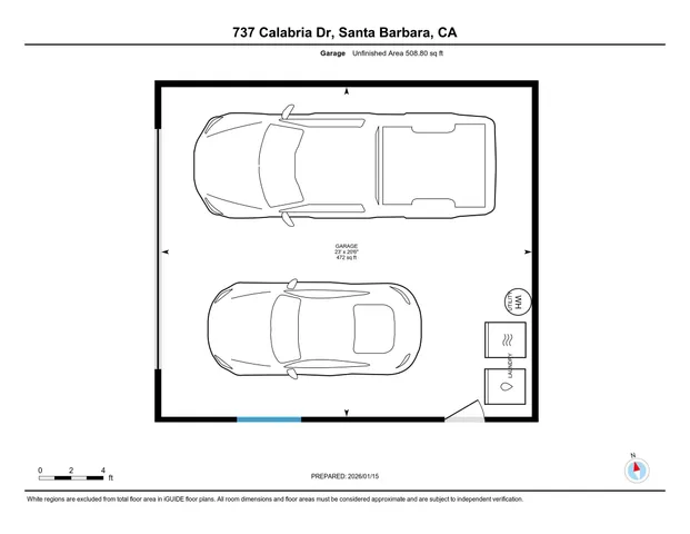 $6,500 | 737 Calabria Drive, Santa Barbara, CA 93105