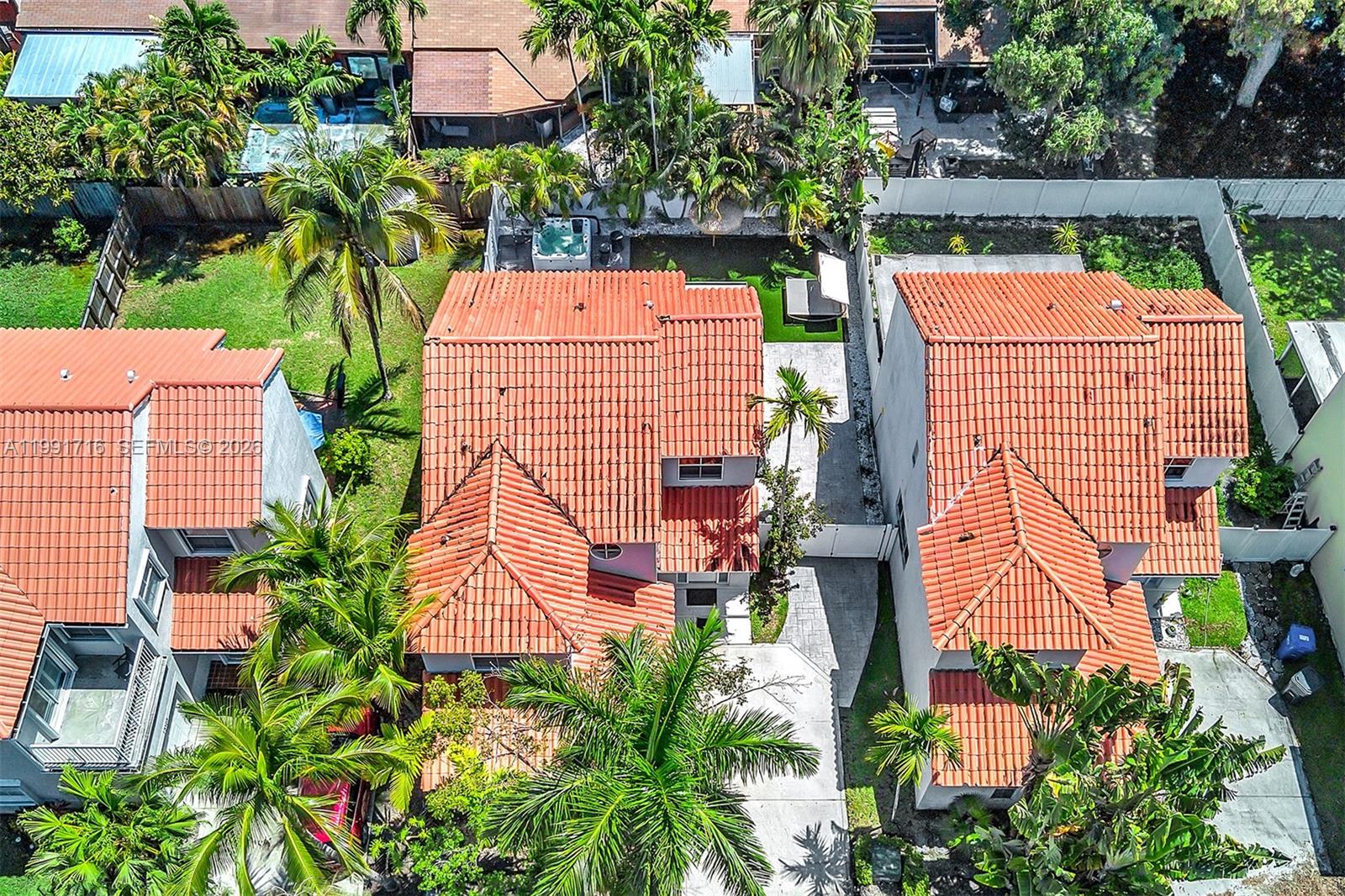 3085 North 36th Avenue Hollywood, FL 33021 - Photo 69 of 76 an aerial view of a house with a yard and potted plants