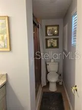 a bathroom with a toilet