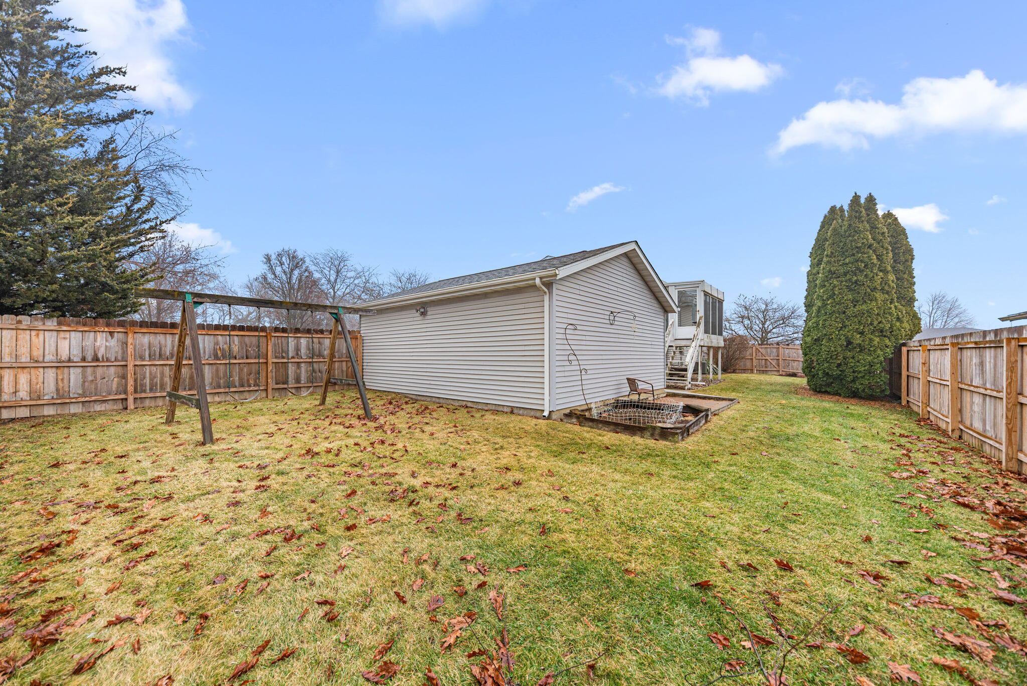 902 Aspen Street Hebron, IN 46341 - Photo 19 of 20 a view of a backyard