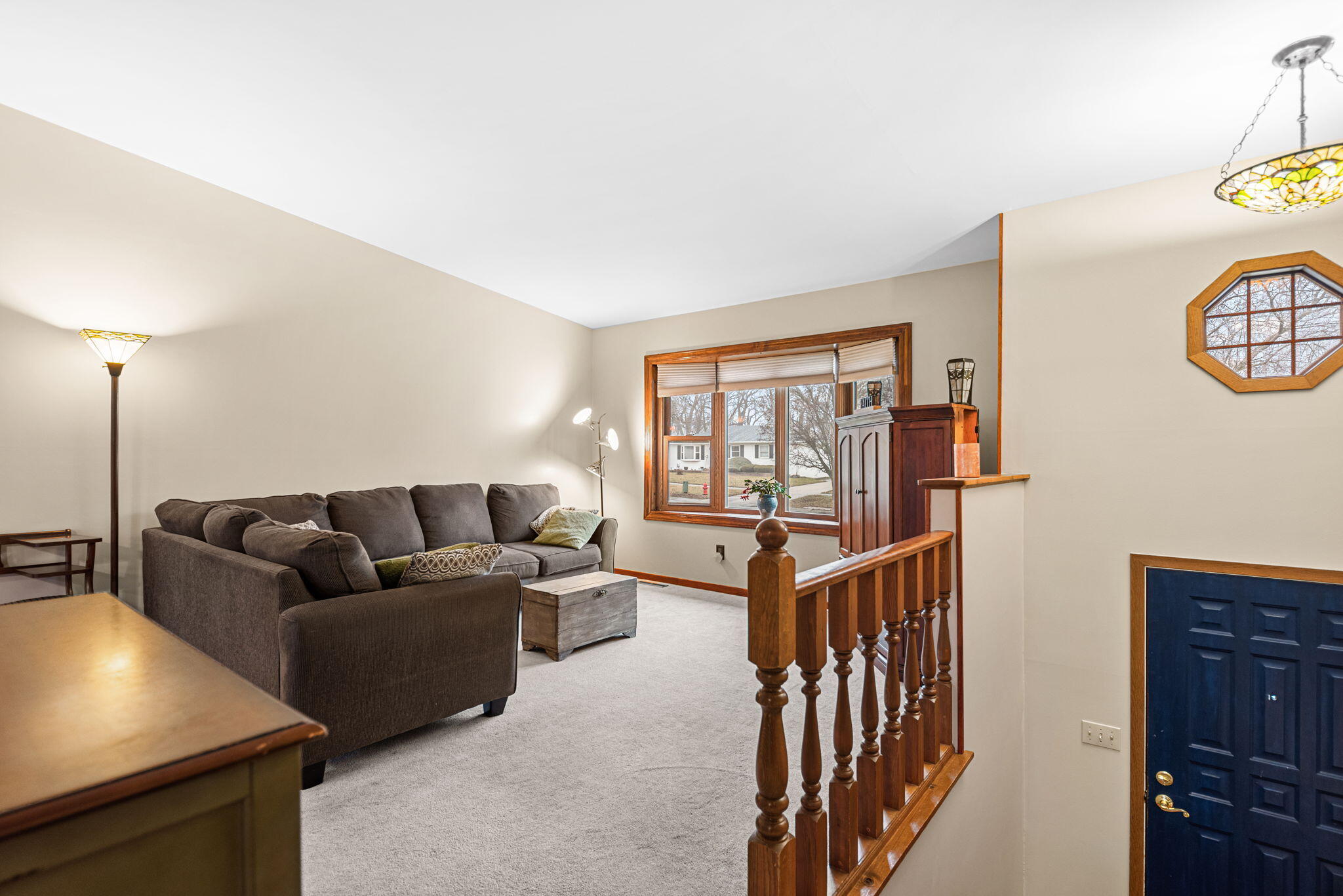 902 Aspen Street Hebron, IN 46341 - Photo 2 of 20 a living room with furniture and a window