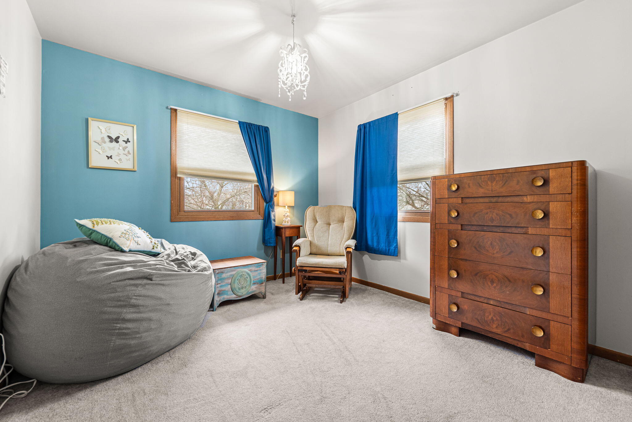 902 Aspen Street Hebron, IN 46341 - Photo 10 of 20 a bedroom with a bed and a dresser