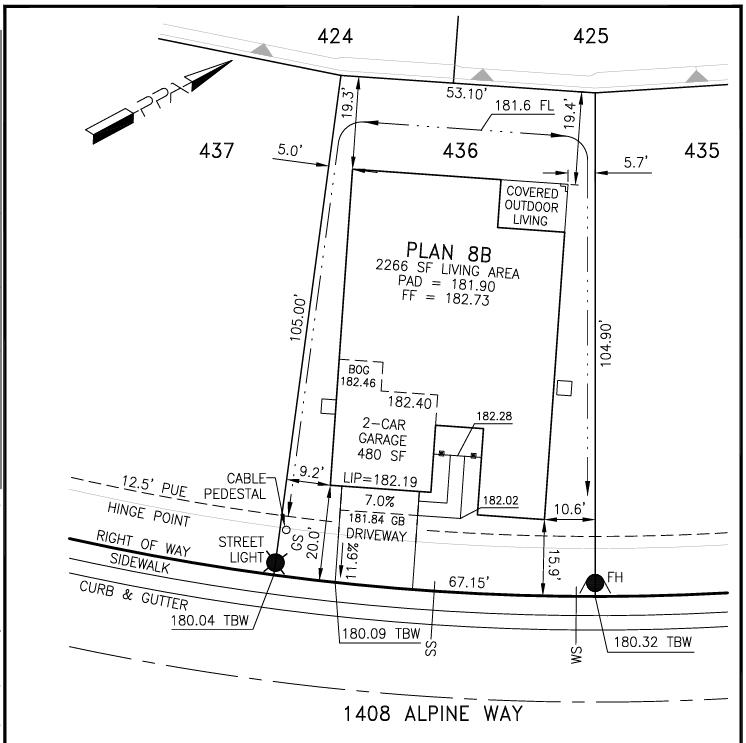 1408 Alpine Way Lincoln, CA 95648 - Photo 17 of 45 1408 Alpine Way Preliminary Plot Plan