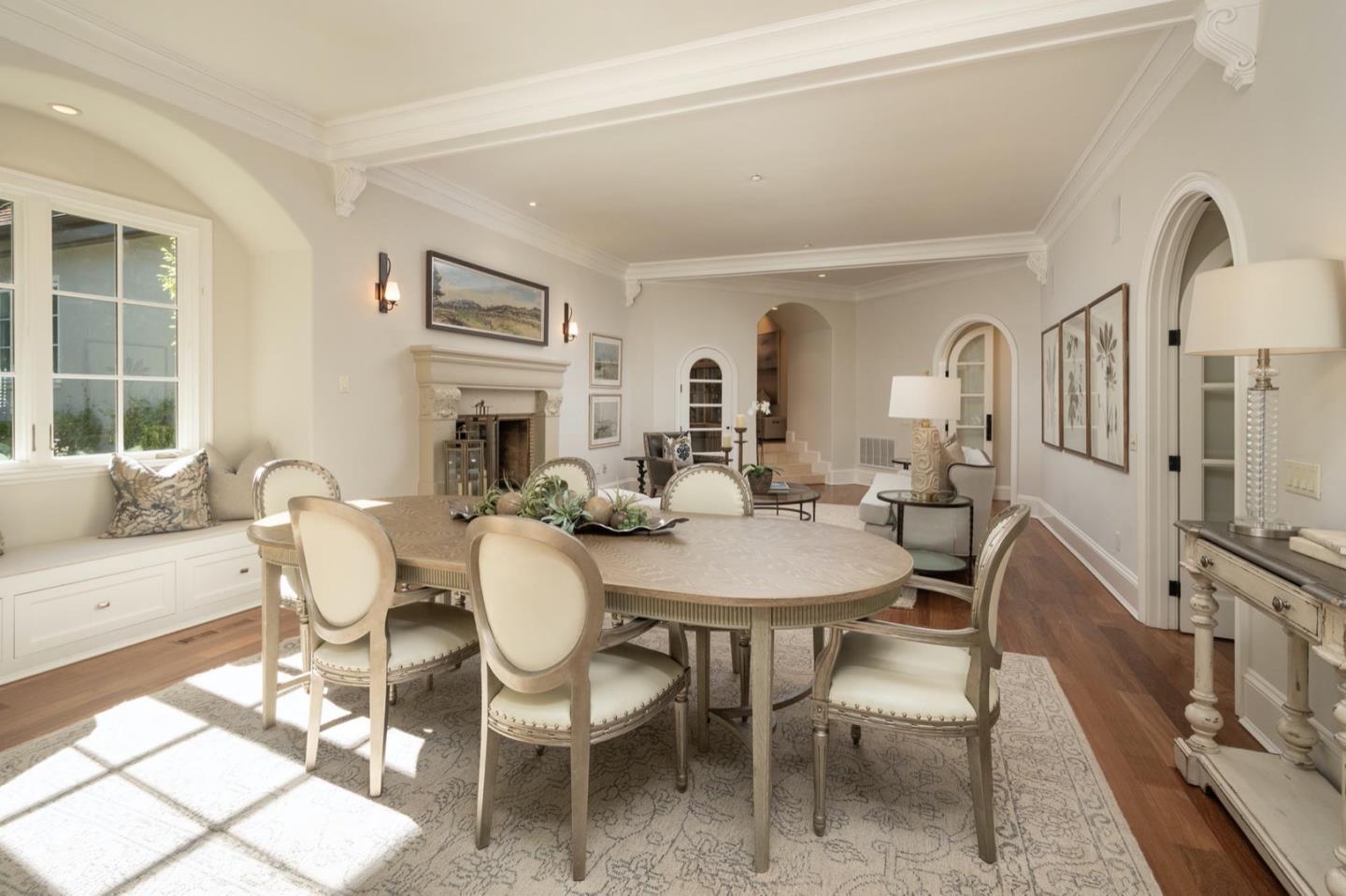 521 Roehampton Road Hillsborough, CA 94010 - Photo 16 of 51 a view of a dining room with furniture