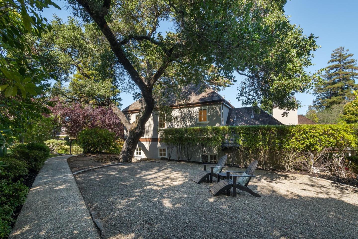 521 Roehampton Road Hillsborough, CA 94010 - Photo 51 of 51 a view of a bench in a backyard