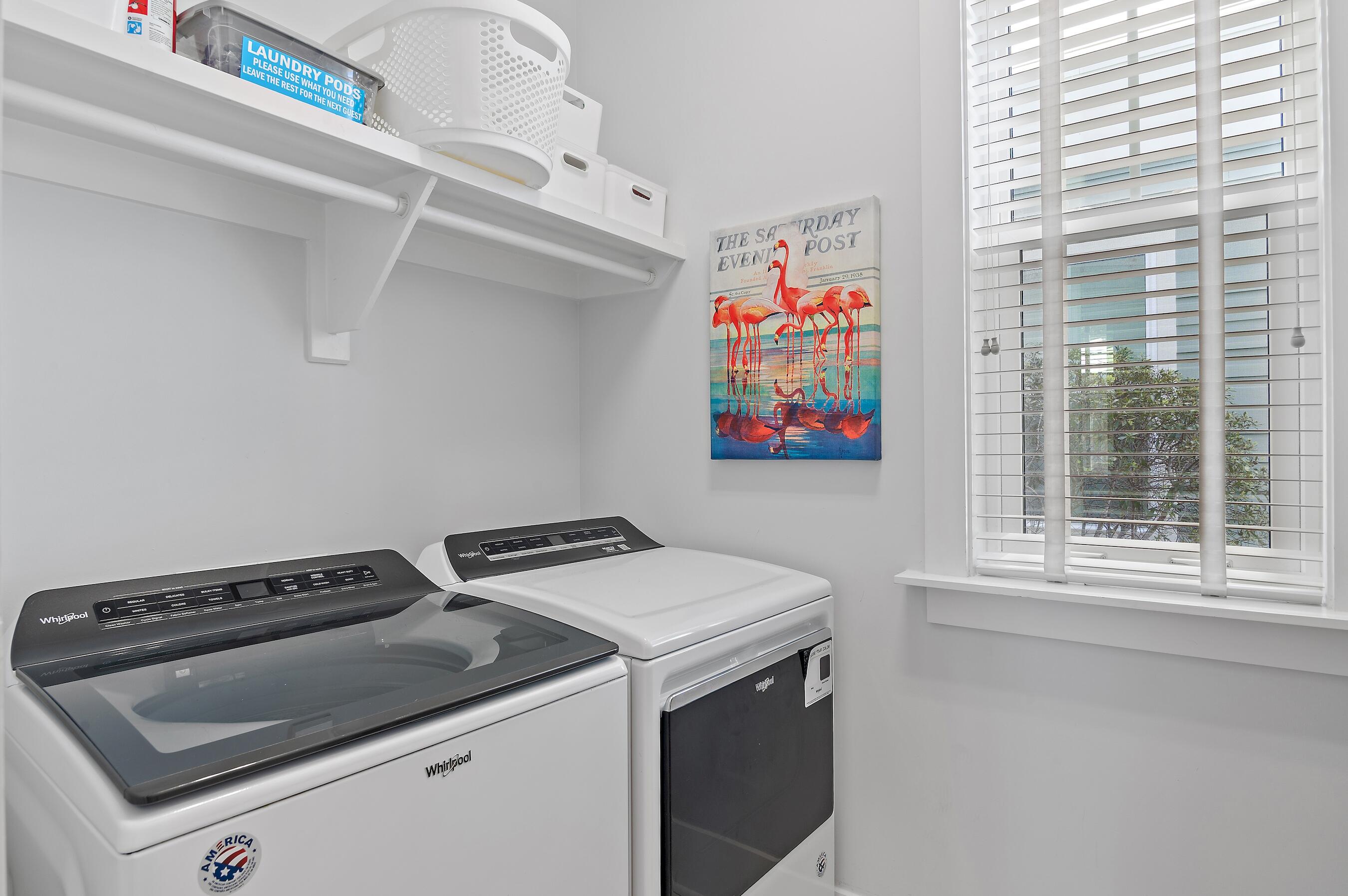 260 Flatwoods Forest Loop Santa Rosa Beach, FL 32459 - Photo 30 of 32 a utility room with dryer and washer