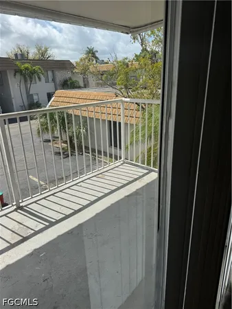 a view of a hallway with entryway