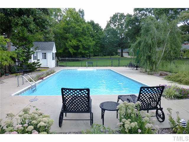 1555 Hanford Road Graham, NC 27253 - Photo 23 of 25 a view of a backyard with sitting area