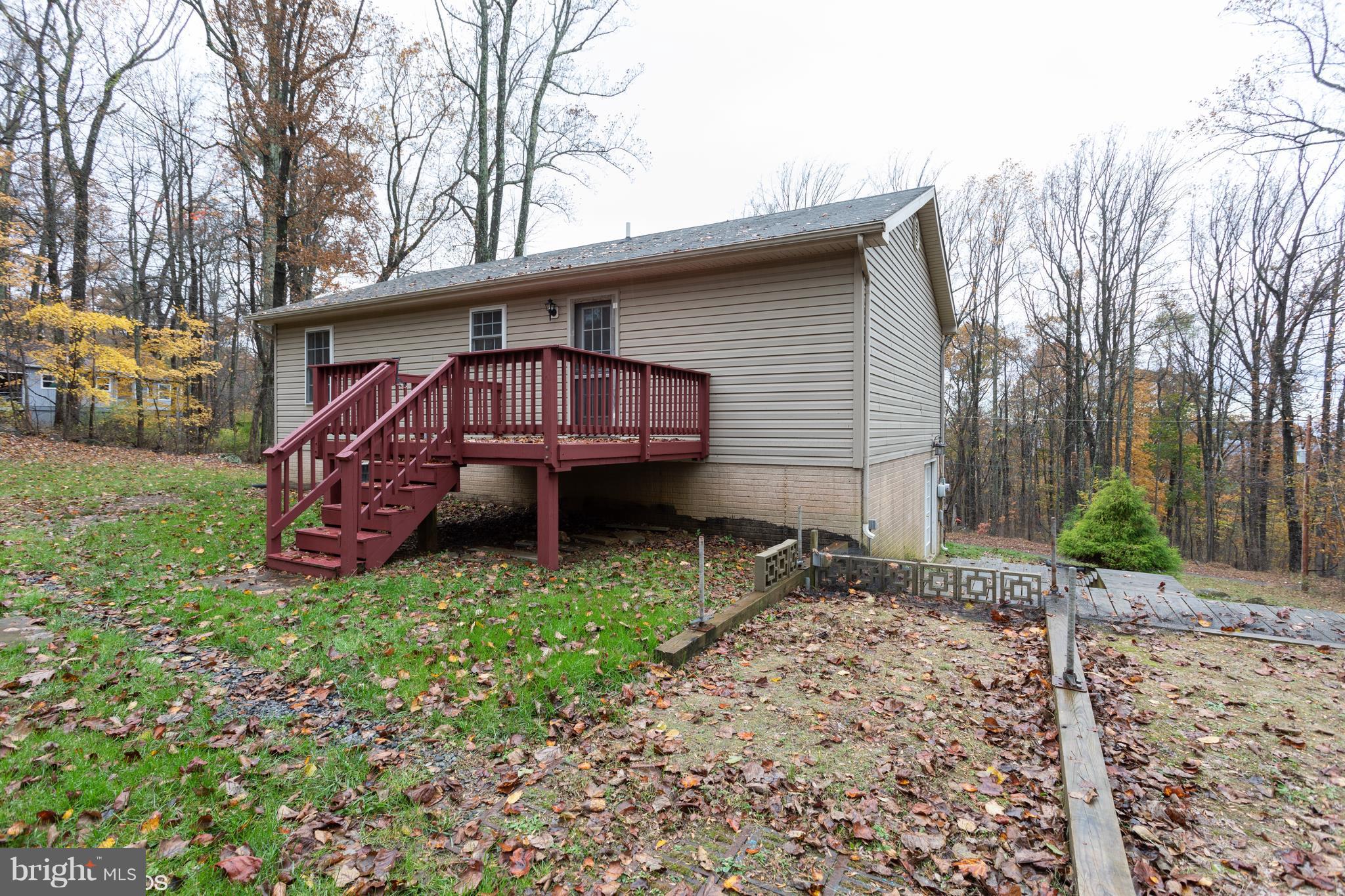 322 Freeze Road Linden, VA 22642 - Photo 24 of 26 a view of a house with a yard