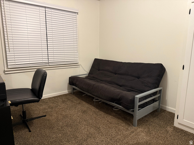 433 East 200 South Payson, UT 84651 - Photo 16 of 21 Wall-to-wall carpeting with light-toned walls and a window with horizontal blinds