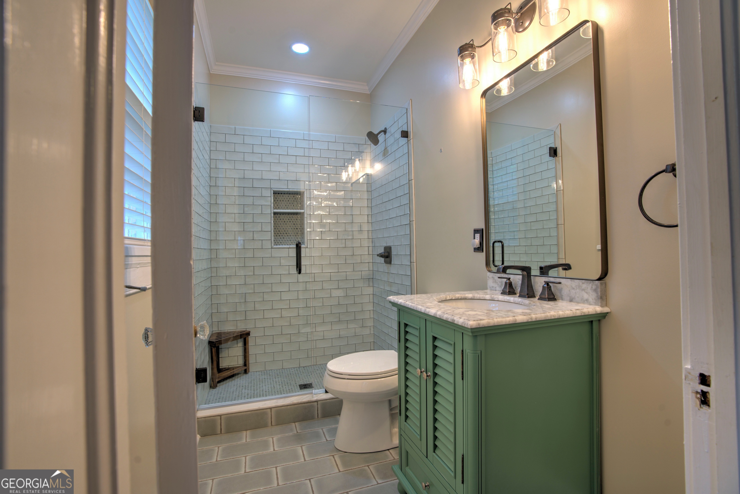 19 Berckmans Lane Southwest Rome, GA 30165 - Photo 11 of 26 a bathroom with a toilet sink and mirror