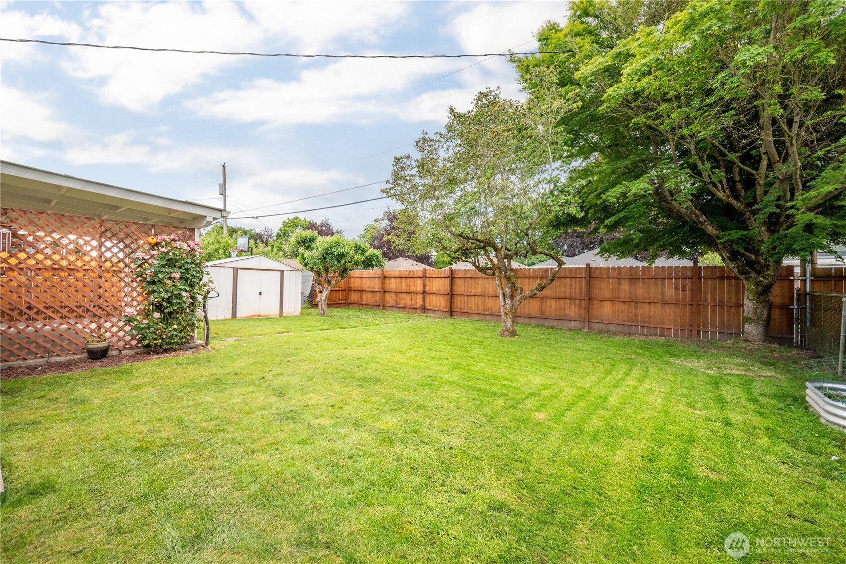 2943 Magnolia Street Longview, WA 98632 - Photo 29 of 36 a view of a backyard with a tree