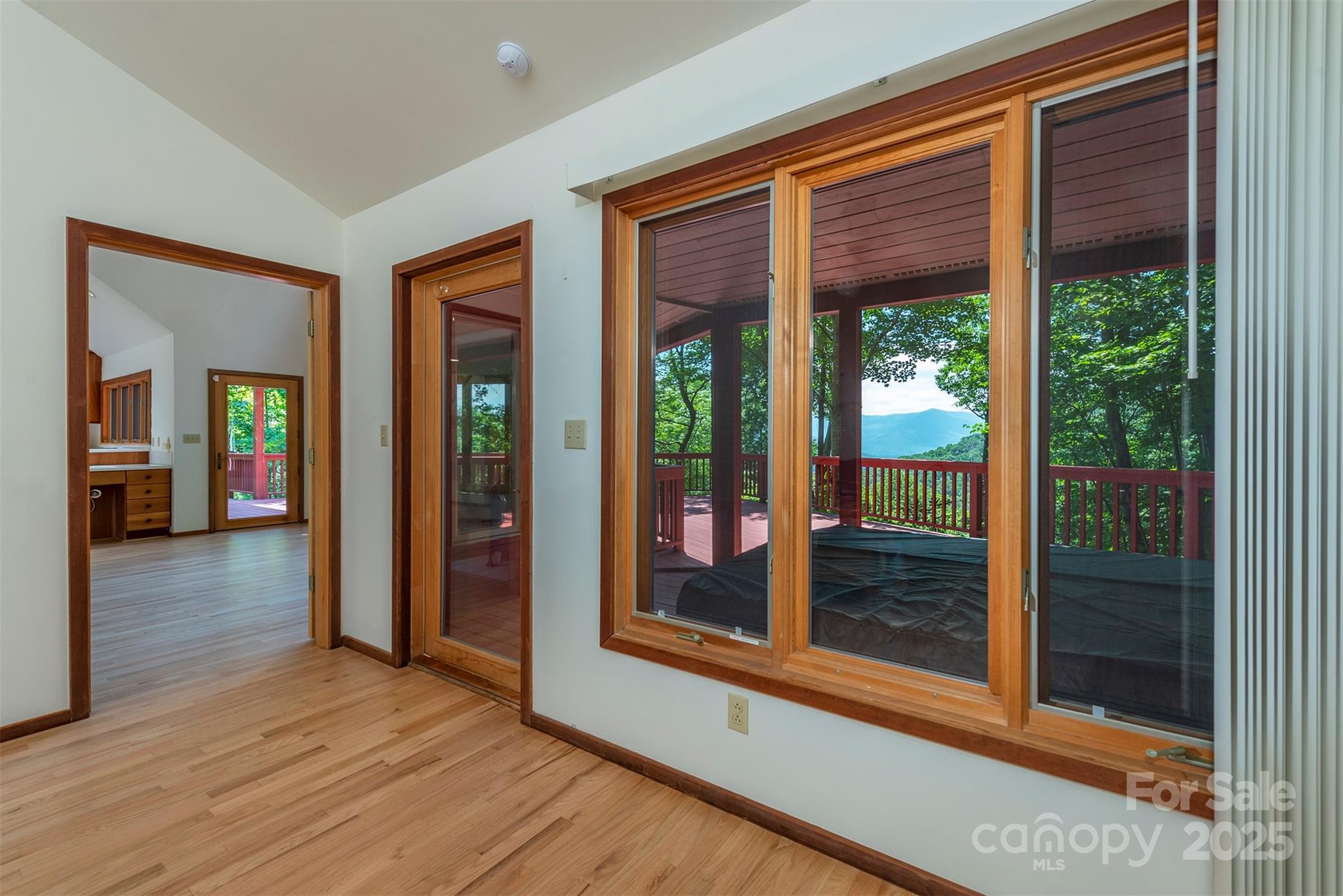 7 Winding Poplar Road Black Mountain, NC 28711 - Photo 19 of 48 a view of a room that has a large window