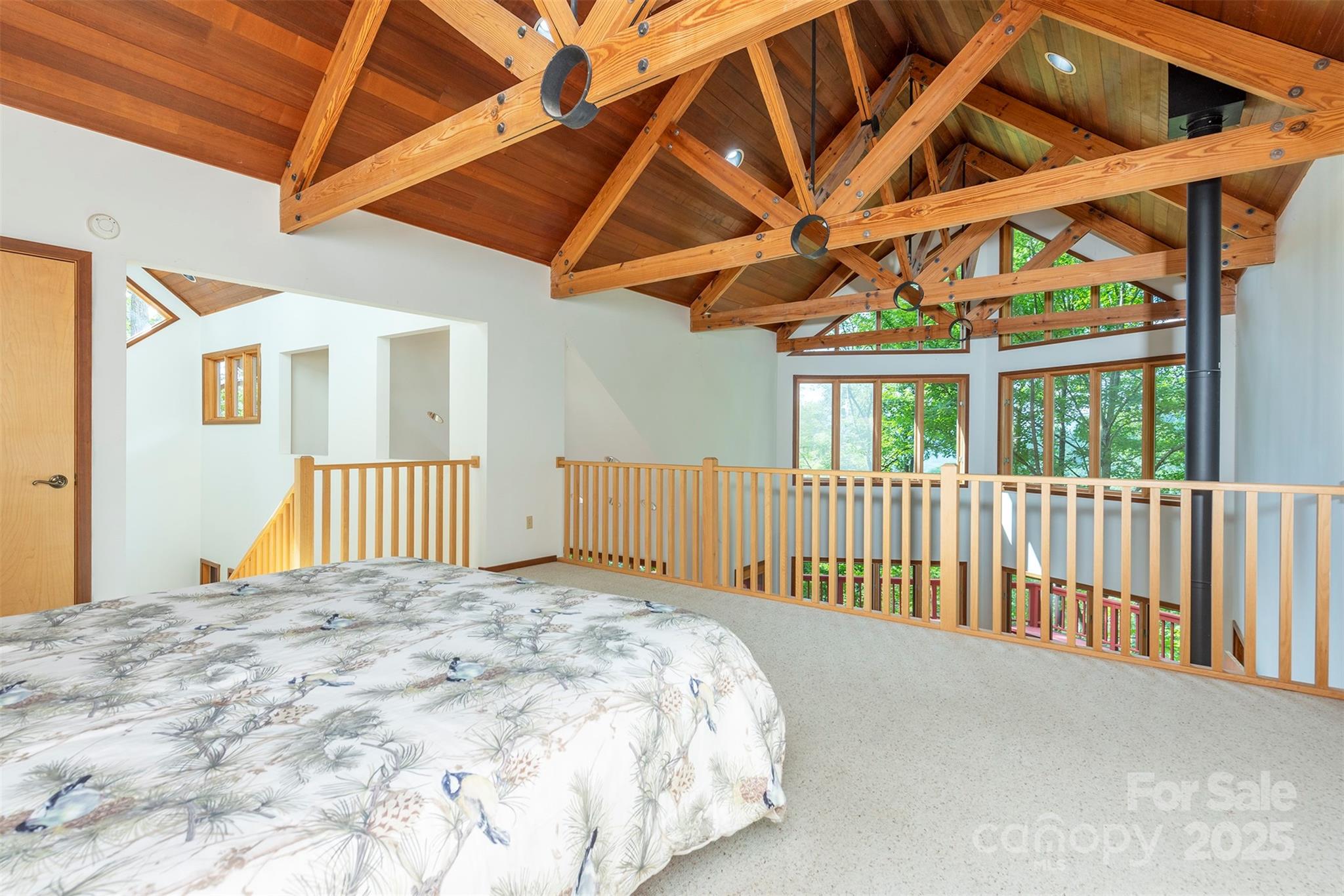 7 Winding Poplar Road Black Mountain, NC 28711 - Photo 31 of 48 a view of a roof deck