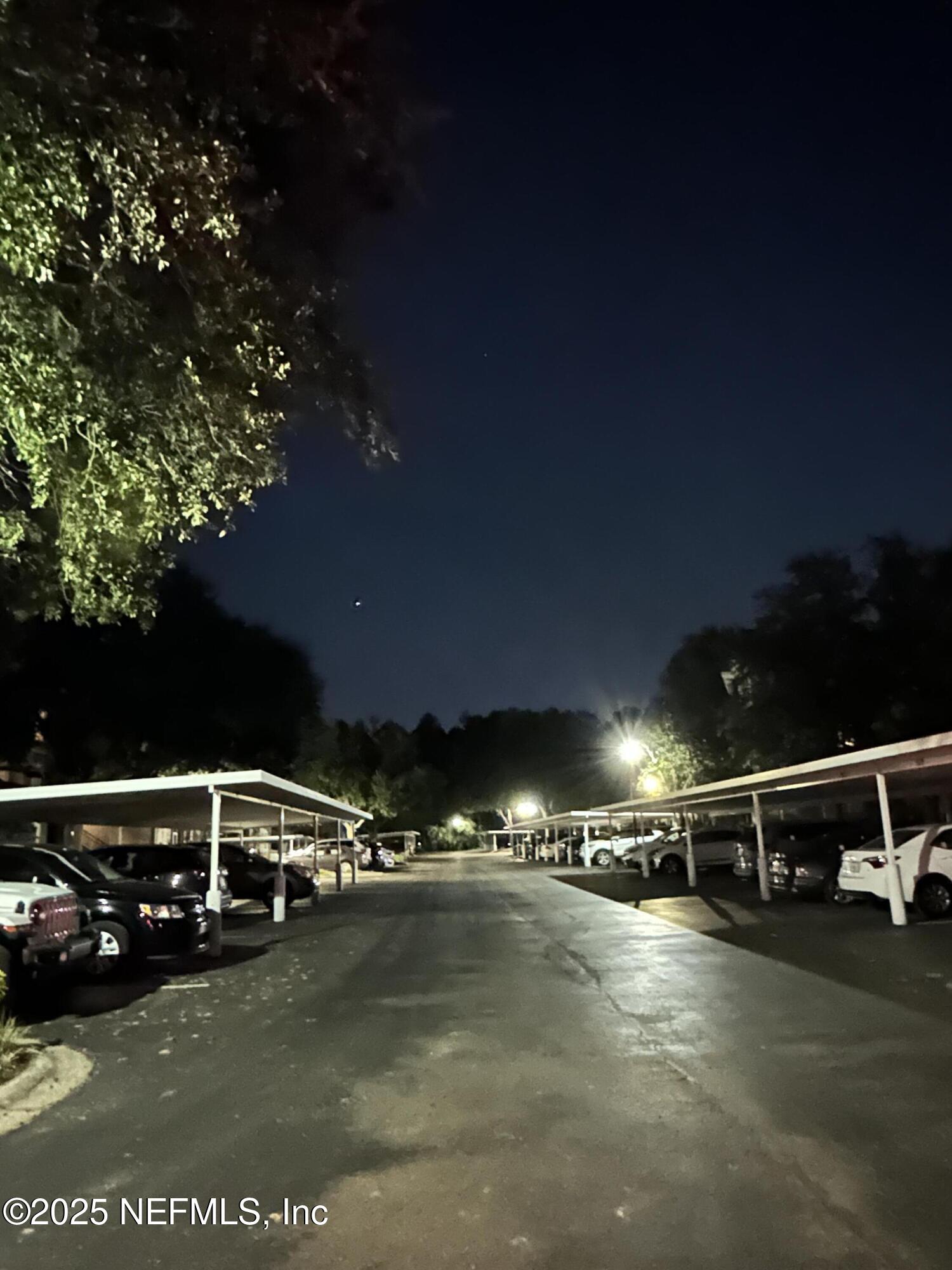 10550 Baymeadows Road, Unit 818 Jacksonville, FL 32256 - Photo 44 of 62 COVERED CAR PORTS AT NIGHT