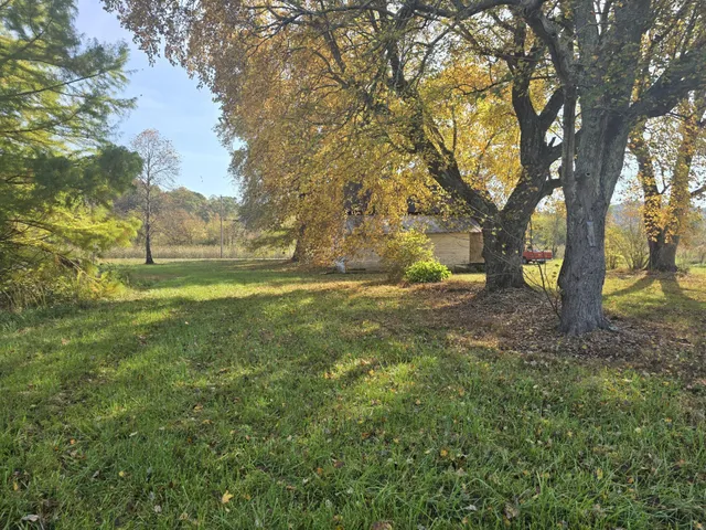 a view of lake with mountain