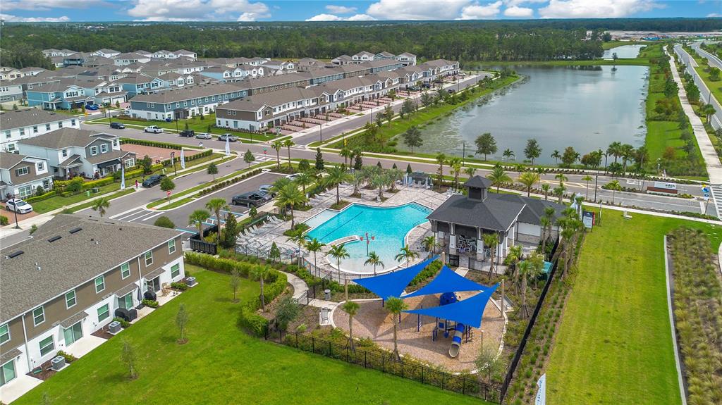 4367 Ranch House Road St. Cloud, FL 34772 - Photo 28 of 29 an aerial view of residential houses with outdoor space and lake view
