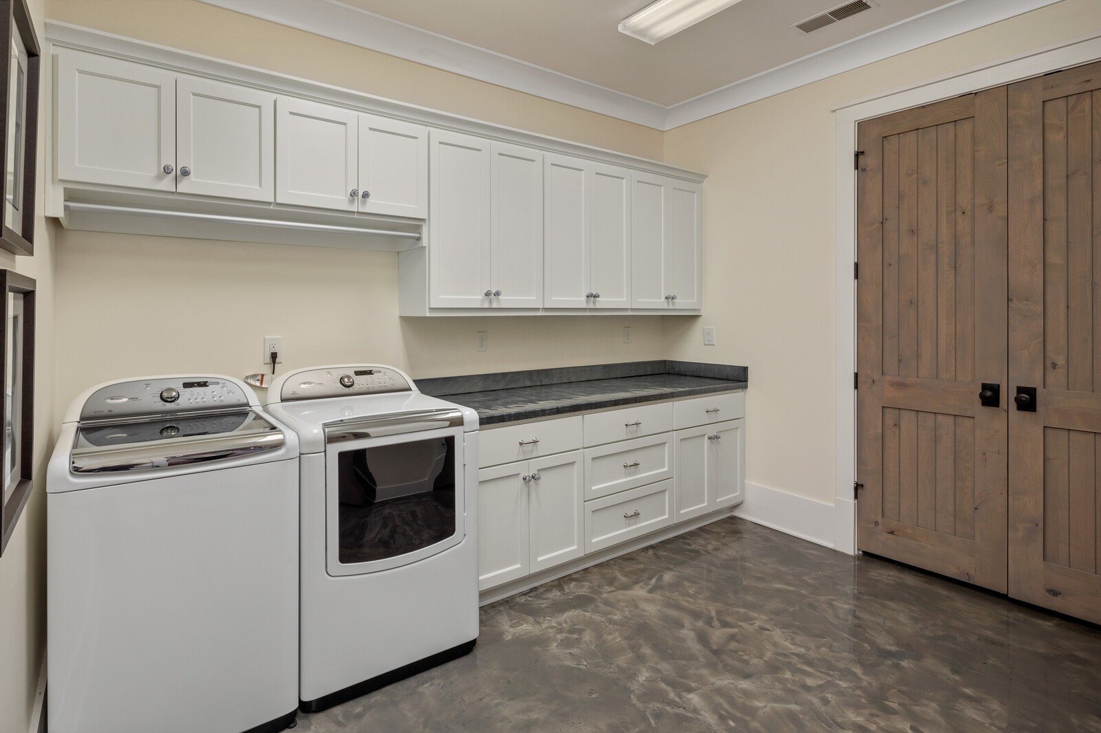 3377 Bailey Road Franklin, TN 37064 - Photo 22 of 49 a kitchen with granite countertop white cabinets and white appliances