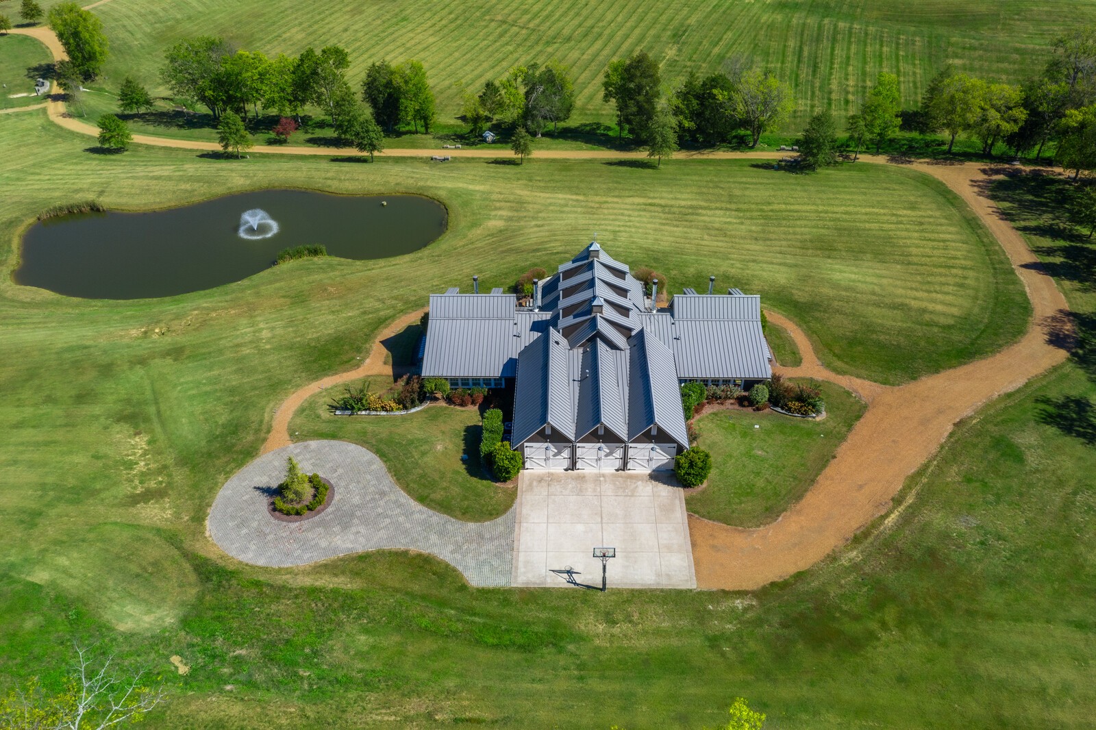 3377 Bailey Road Franklin, TN 37064 - Photo 23 of 49 an aerial view of a house with yard swimming pool and outdoor seating