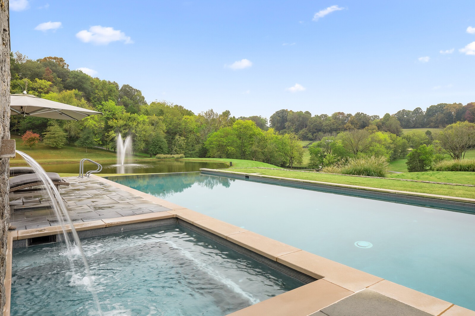 3377 Bailey Road Franklin, TN 37064 - Photo 45 of 49 a view of swimming pool with a yard and a large tree