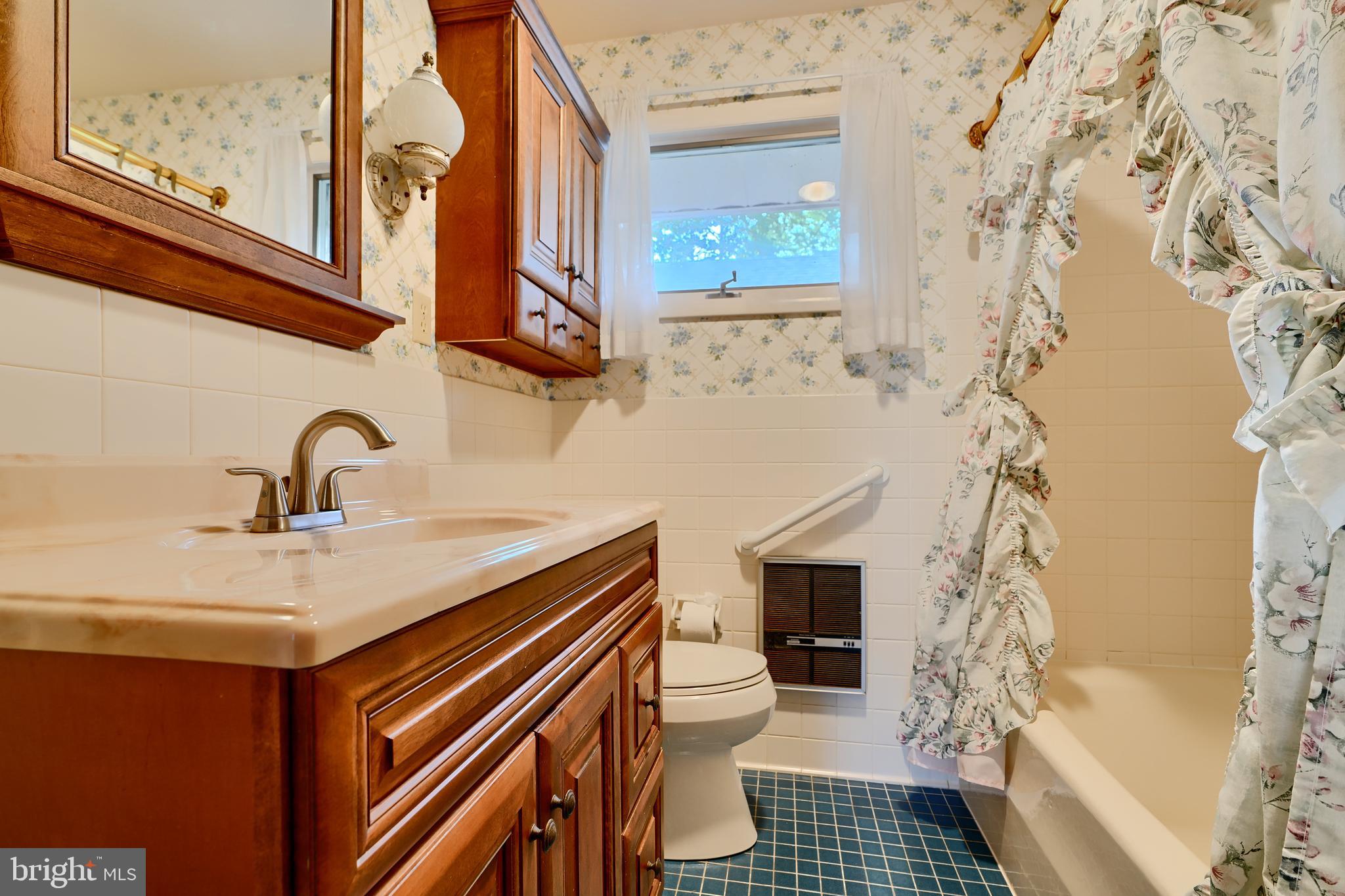 1924 Cedar Road Pasadena, MD 21122 - Photo 18 of 43 a bathroom with a sink and a mirror