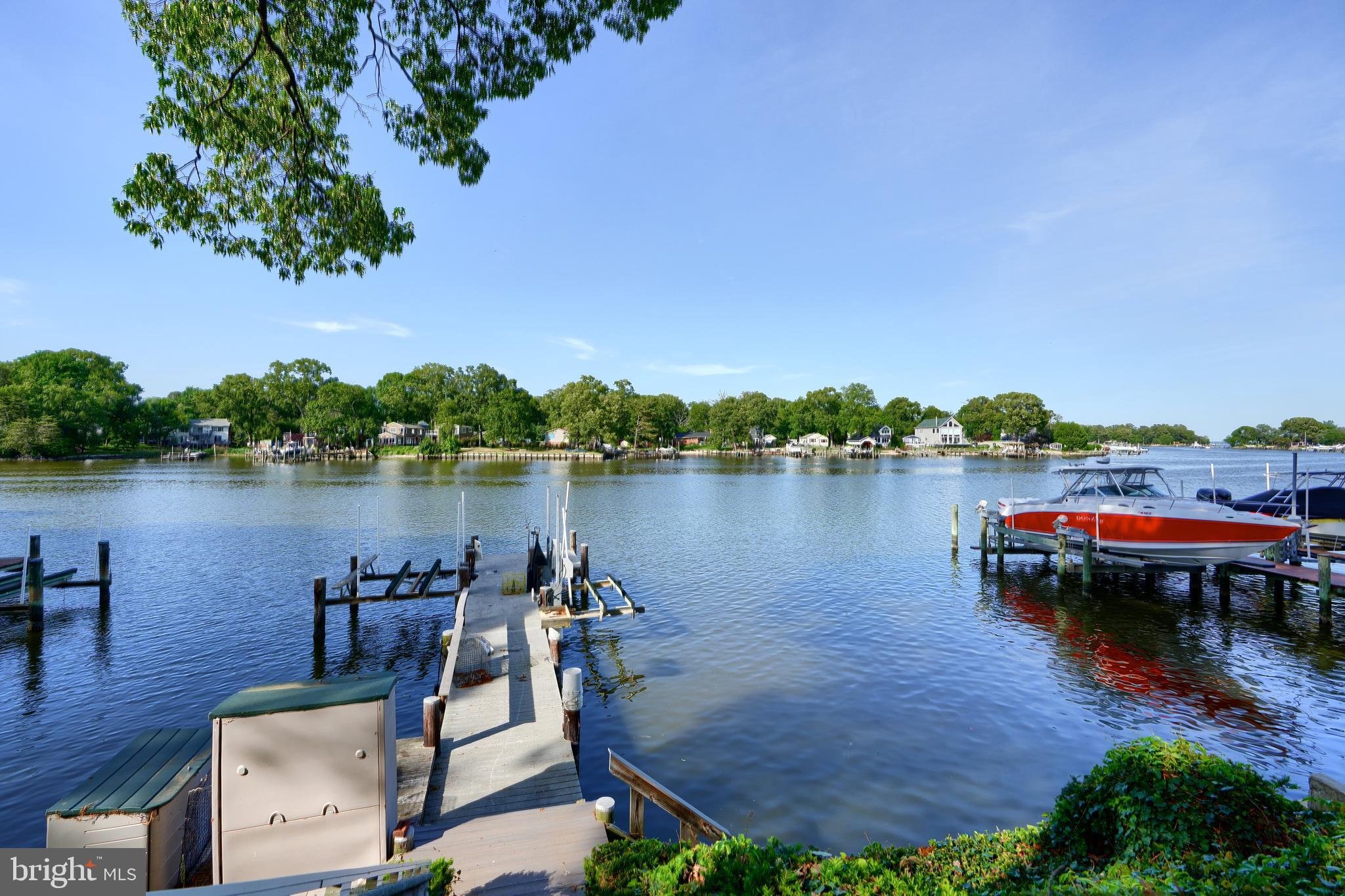 1924 Cedar Road Pasadena, MD 21122 - Photo 35 of 43 an aerial view of a house with outdoor space and lake view