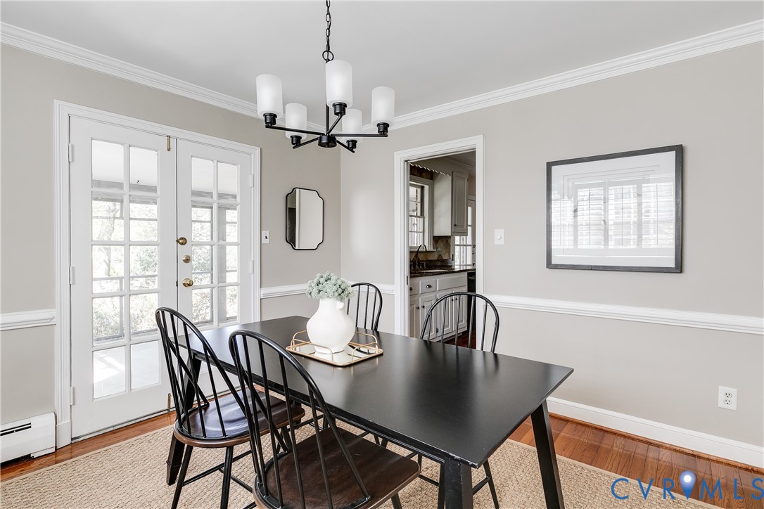 1510 Pump Road Henrico, VA 23238 - Photo 9 of 36 Featuring French Doors that lead to the screened-i
