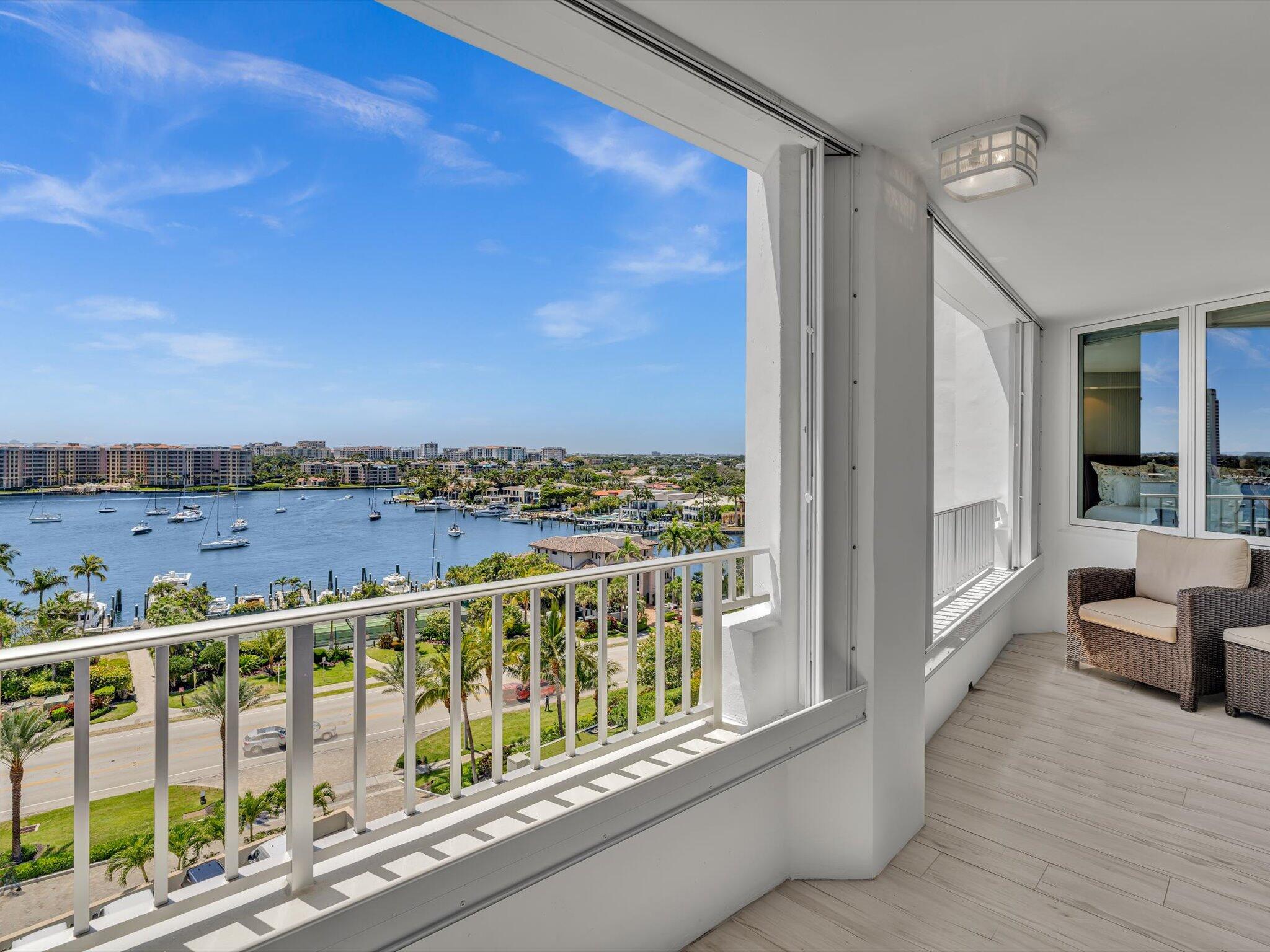 500 South Ocean Boulevard, Unit 909 Boca Raton, FL 33432 - Photo 15 of 101 a view of balcony with furniture