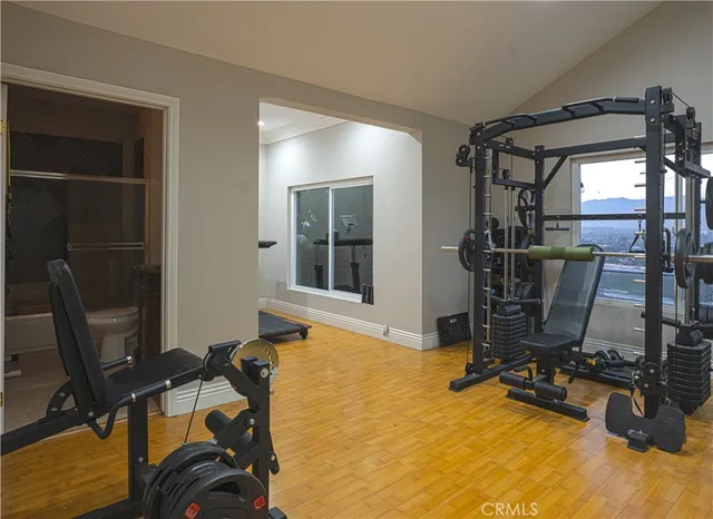 a view of a kitchen and dining room