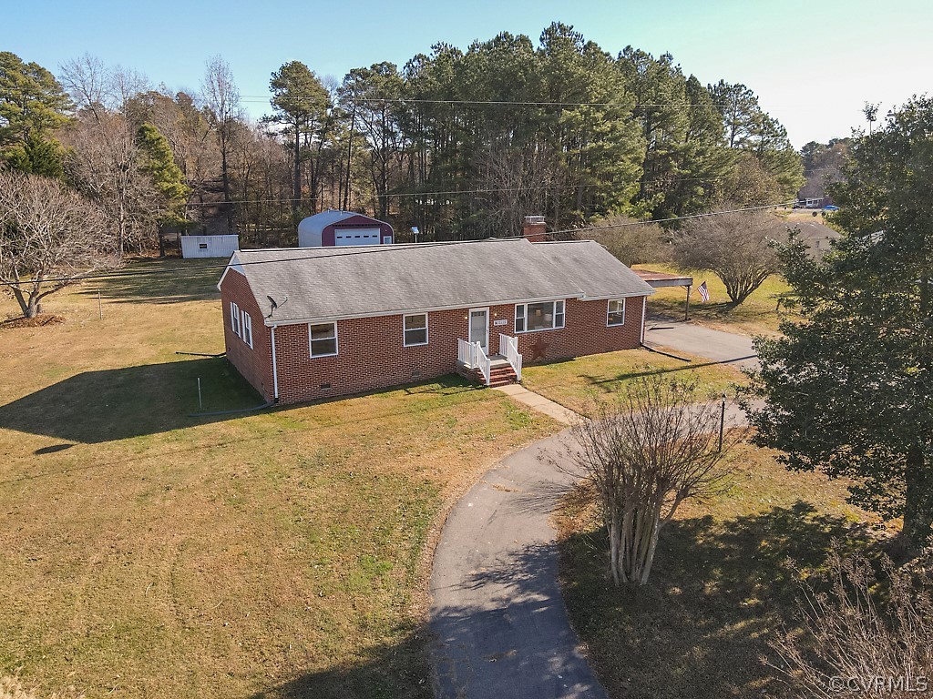 10336 Georgetown Road Mechanicsville, VA 23116 - Photo 1 of 42 This well-maintained BRICK RANCHER on a spacious 1.23 ACRE LOT has so much to offer.