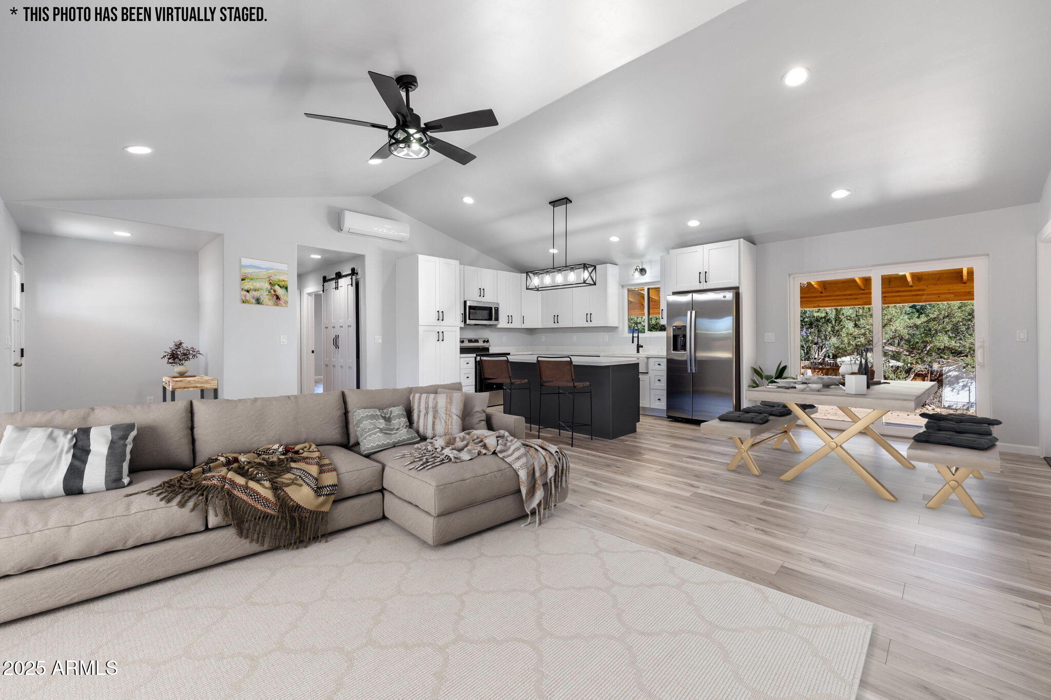 1982 Christmas Pine Road Overgaard, AZ 85933 - Photo 8 of 34 a living room with furniture and a fireplace