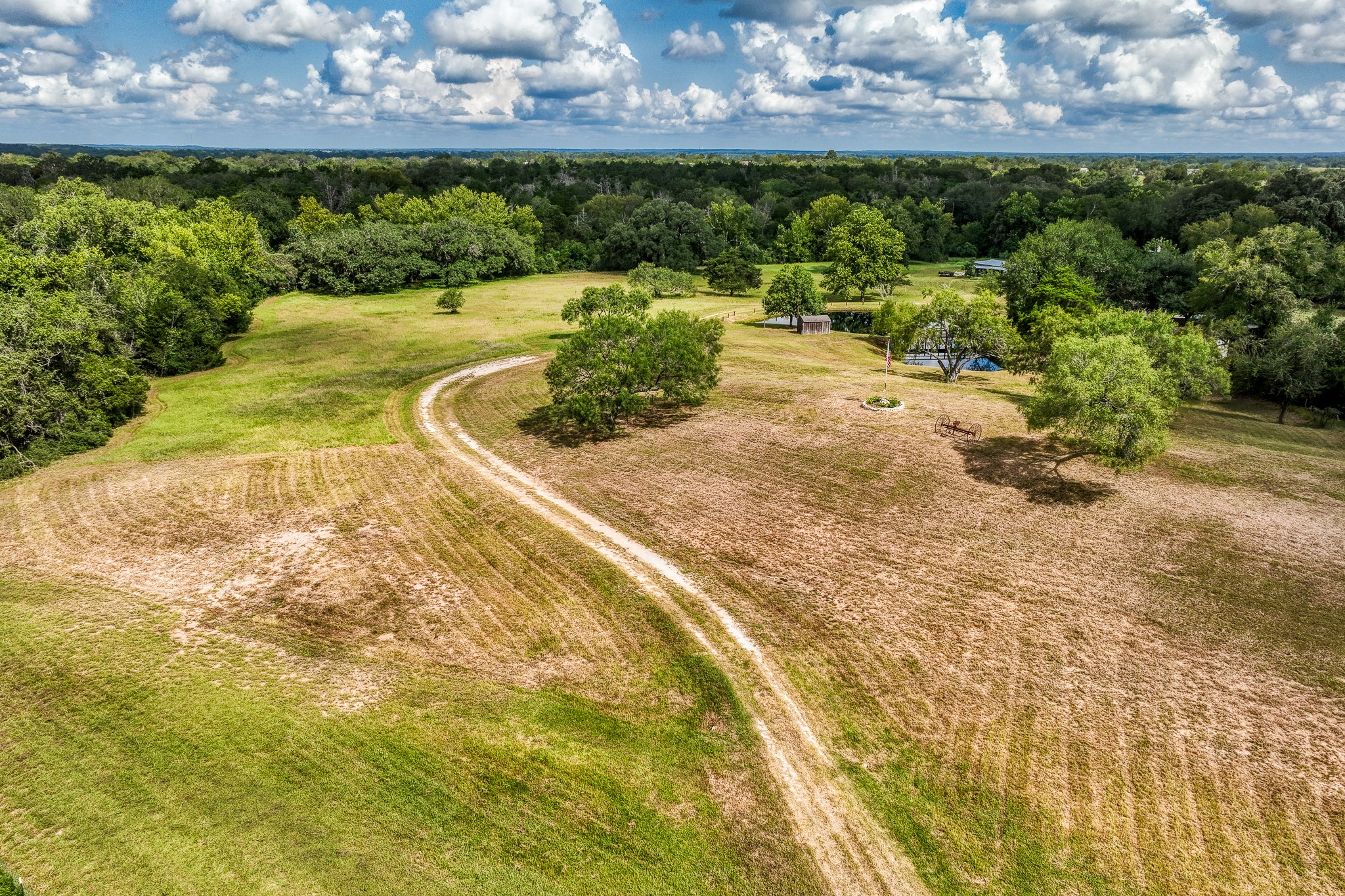 515 East Sh 543 Loop West Point, TX 78963 - Photo 21 of 36 a view of a yard with an outdoor space