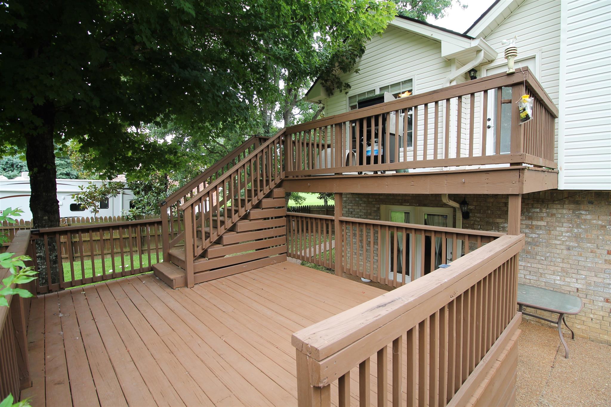 1539 West Harpeth Road Franklin, TN 37064 - Photo 28 of 30 a view of balcony with deck and wooden floor