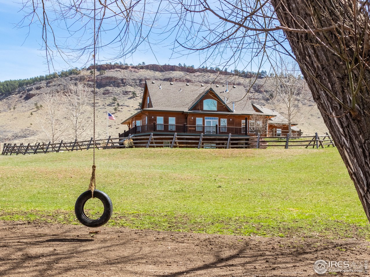 501 Blue Mountain Road Lyons, CO 80540 - Photo 24 of 29 Tire swing, Yipee!!!