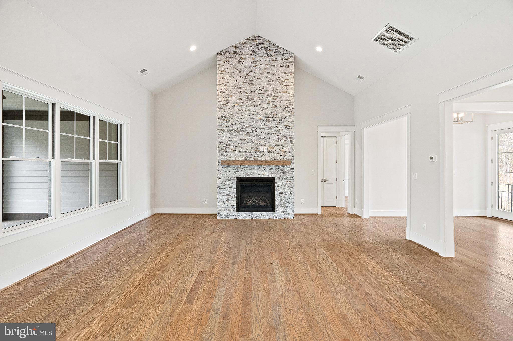14801 Compton Road Centreville, VA 20121 - Photo 14 of 70 Floor-to-Ceiling Stone Gas Fireplace