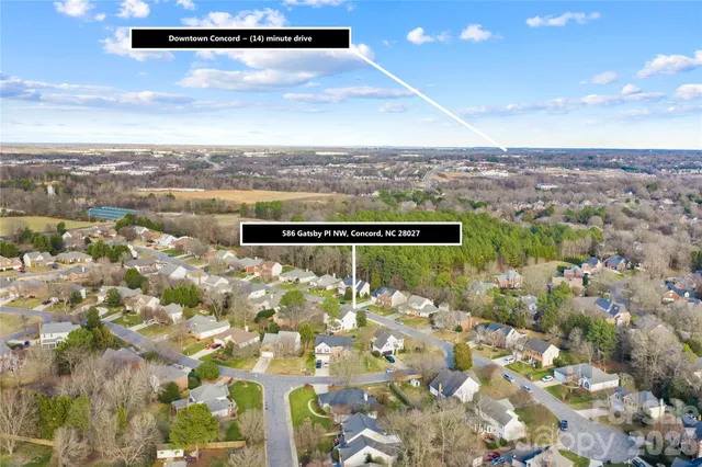 $565,900 | 586 Gatsby Place Northwest, Concord, NC 28027