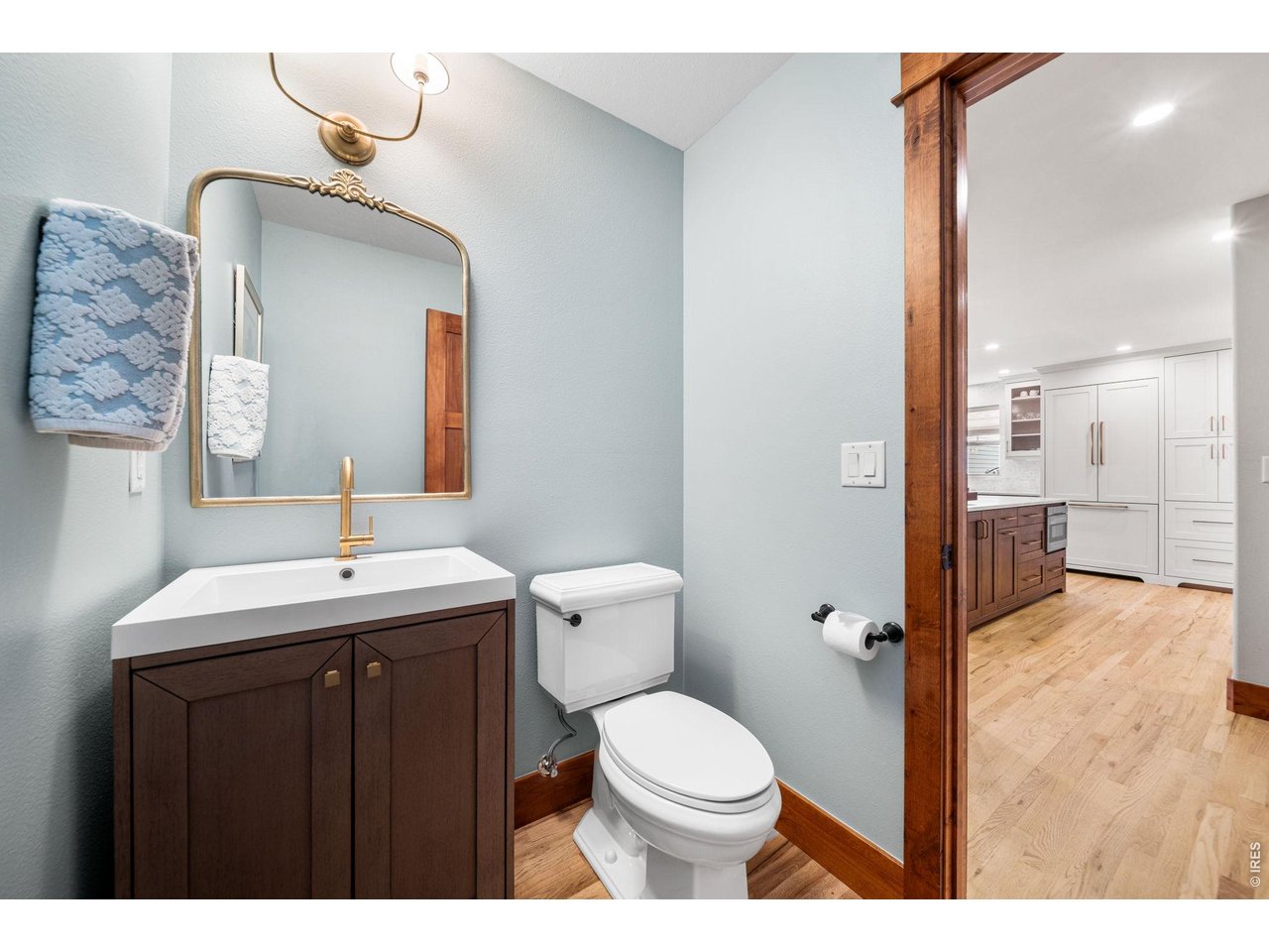 316 Wood Street Fort Collins, CO 80521 - Photo 39 of 50 a bathroom with a sink a toilet and shower