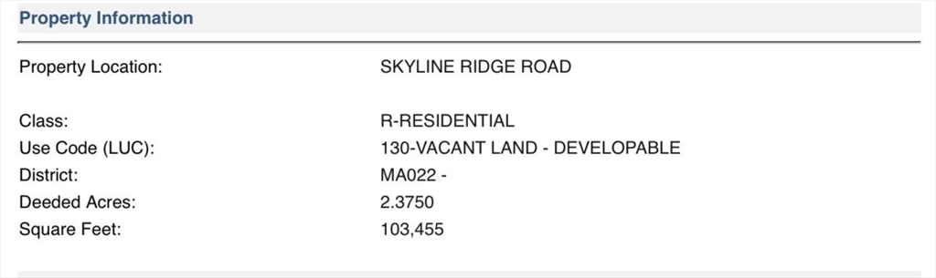 Lot 7 Skyline Ridge Road Becket, MA 01223 - Photo 14 of 14