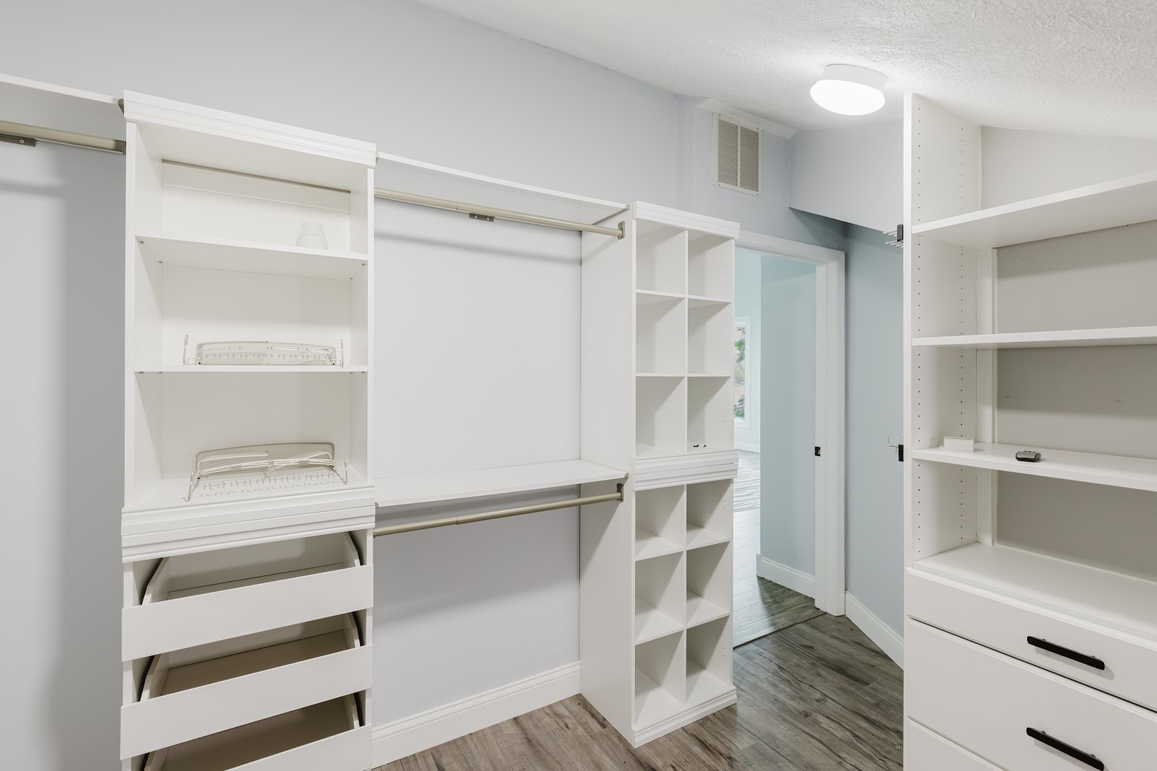 12225 Pebble Point Road Marion, IL 62959 - Photo 40 of 88 a view of walk in closet with empty racks