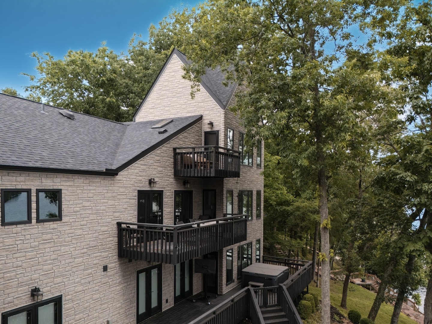 12225 Pebble Point Road Marion, IL 62959 - Photo 86 of 88 a view of house with roof deck and furniture