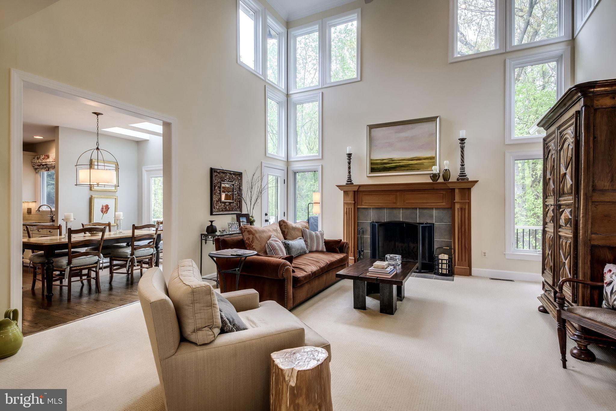 1159 B Fieldview Drive Reston, VA 20194 - Photo 26 of 67 2 Story Family Rm w/ wood burning fireplace