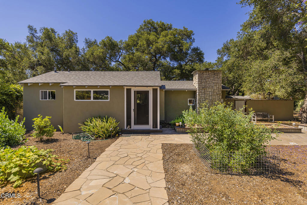 840 Fairview Road Ojai, CA 93023 - Photo 15 of 34 front view of a house with a yard